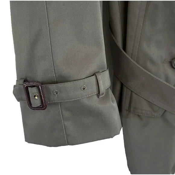 RALPH LAUREN Chaps Trench Coat Mens Sz 38S Double Breasted Removable Wool Lining - Picture 4 of 16